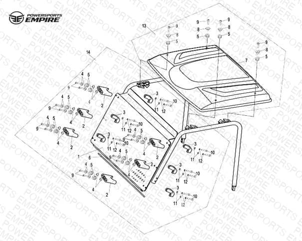 F36 — TOP ROOF & WINDSHIELD KITS
