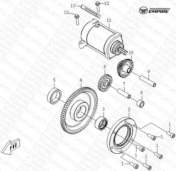 E25 — STARTING MOTOR