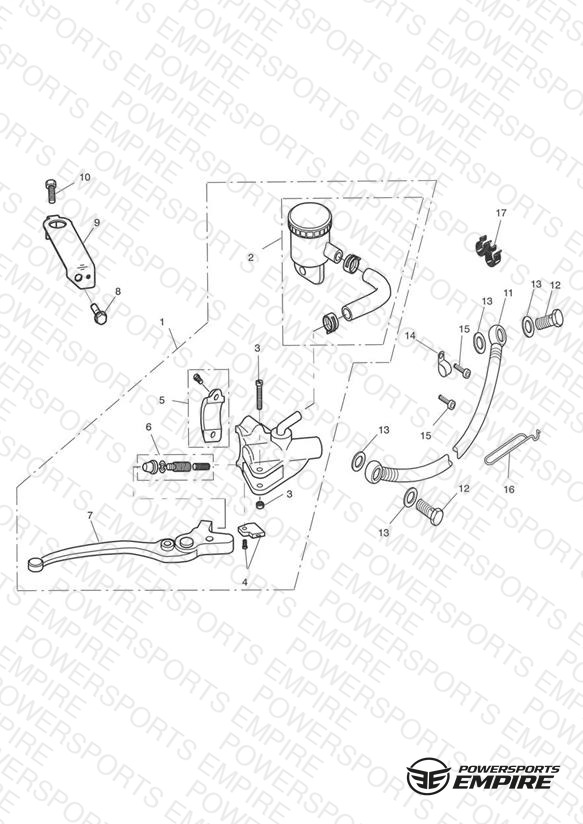Front Brake Master Cylinder & Hoses