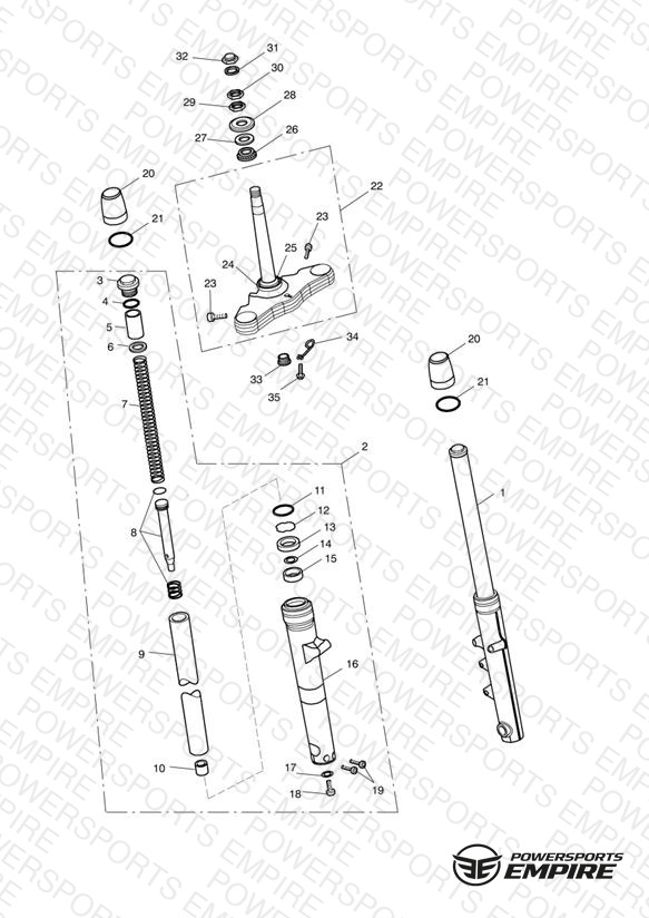 Front Forks & Lower Yoke 469051 >
