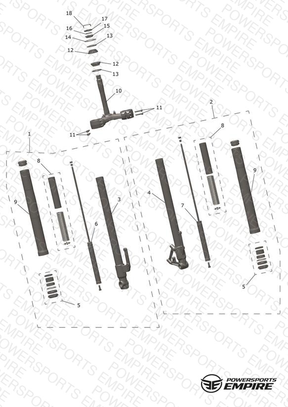 Front Forks & Lower Yoke