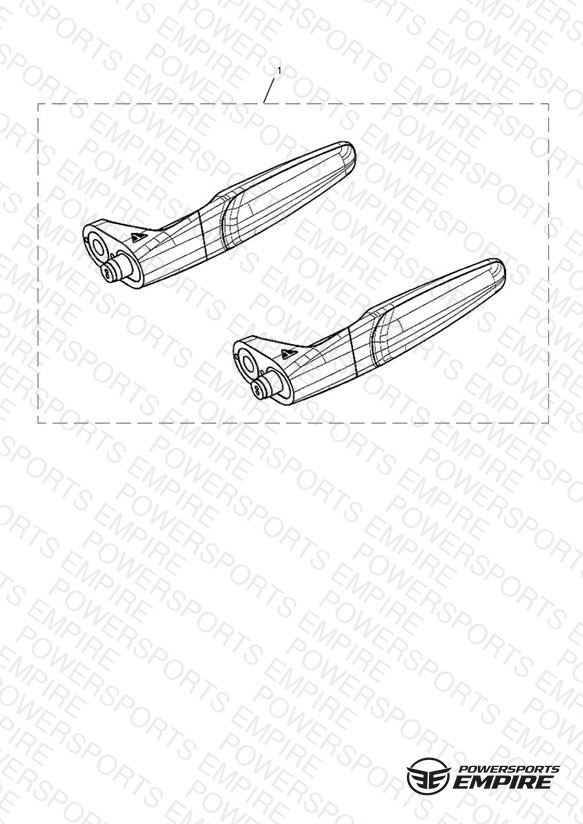 Scrolling Indicator Kit, 315mm, Front