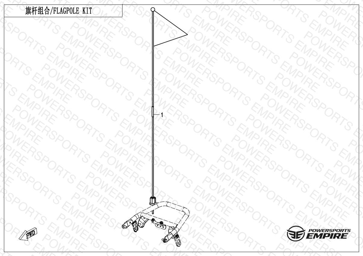 F80 — FLAGPOLE KIT