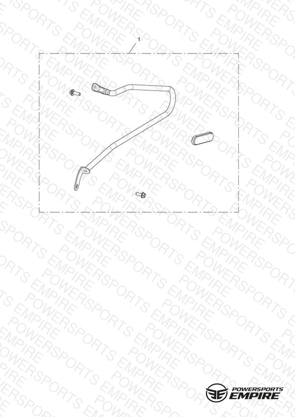 Pannier Rail Kit, LH