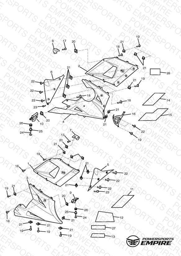 Bodywork - Lower Fairings
