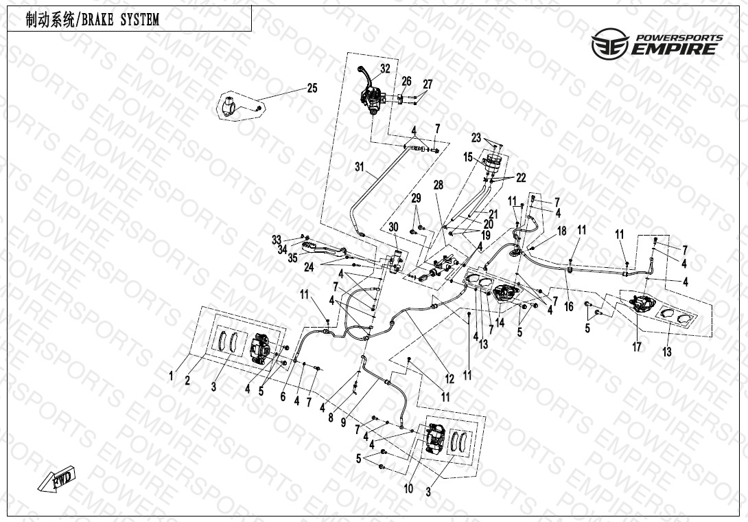 F08-C — BRAKE SYSTEM(NO PARKING SYSTEM)