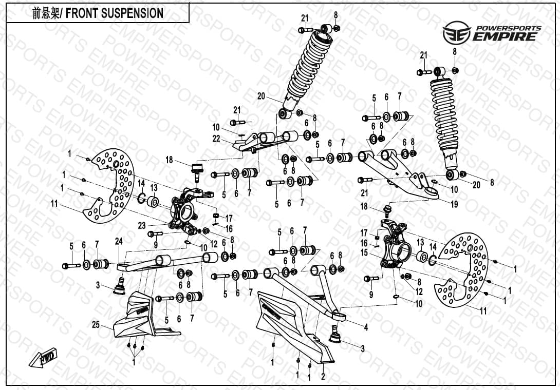 F05-B-V2 — FRONT SUSPENSION(NA)
