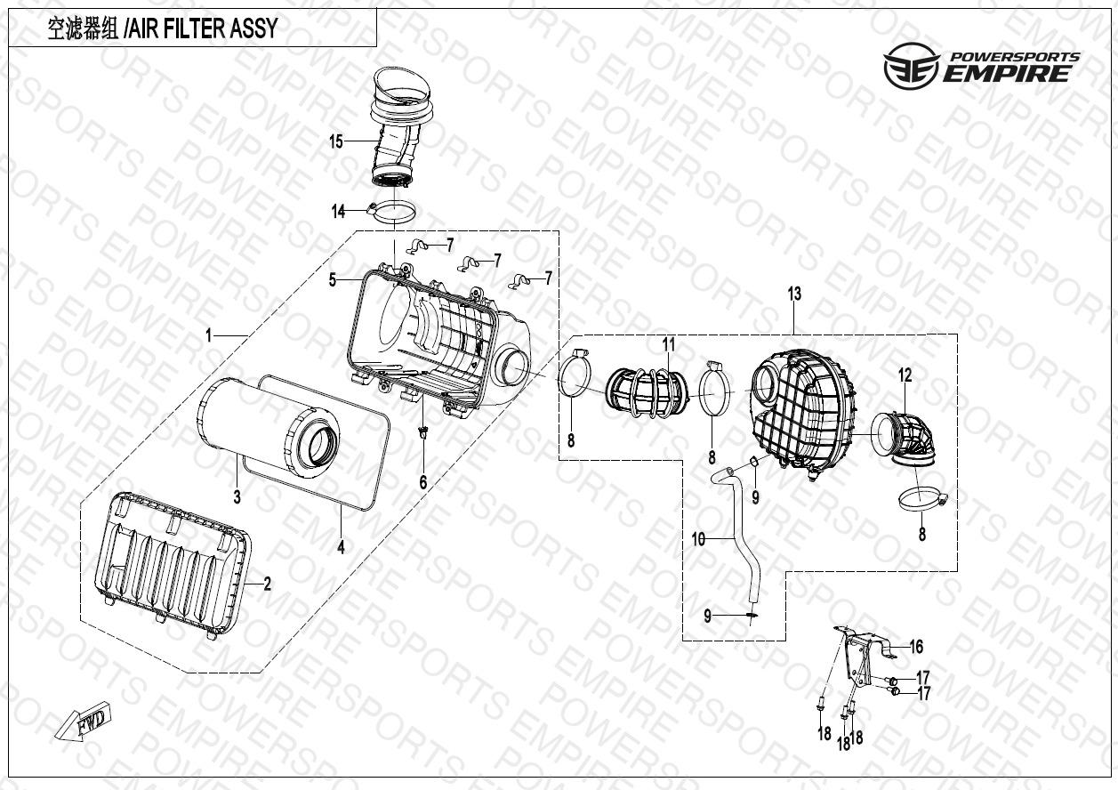 F41 — AIR FILTER ASSY