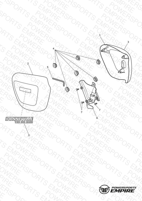 Side Fairing Panels - Bud Ekins Edition