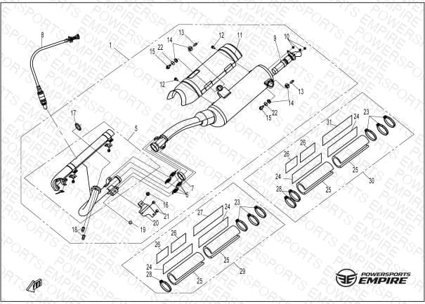 F18 — MUFFLER ASSY.