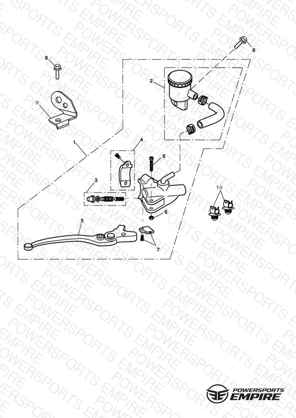 Front Brake Master Cylinder & Hoses