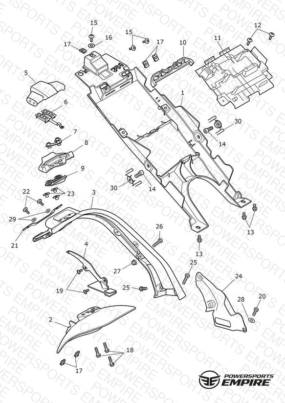 Rear Mudguard