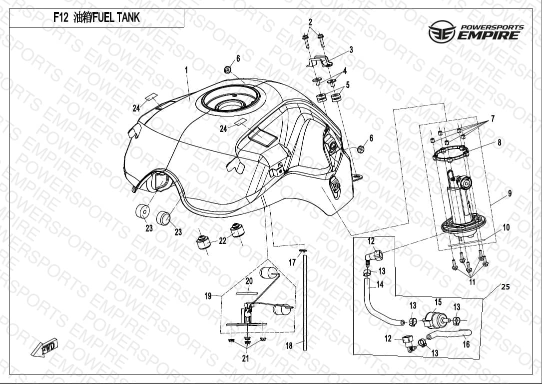 F12 — FUEL TANK