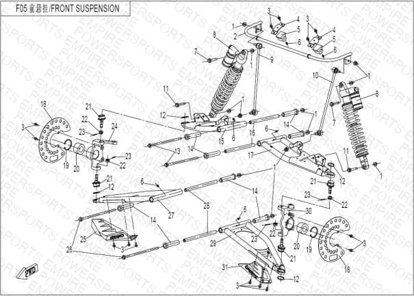 F05 — FRONT SUSPENSION