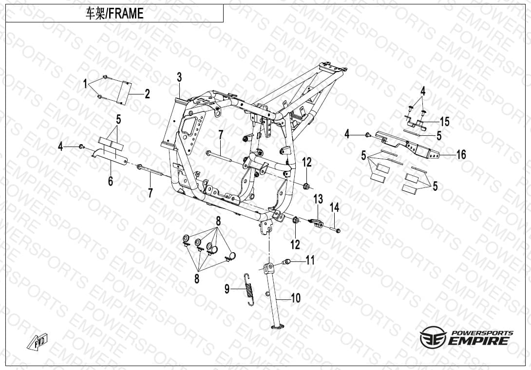 F03 — FRAME ASSY