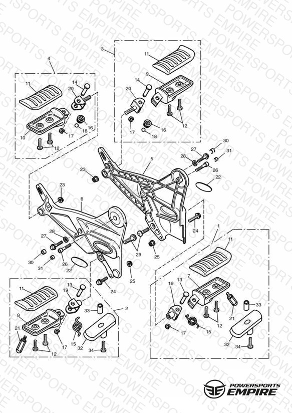 Footrests & Mountings 55072 »