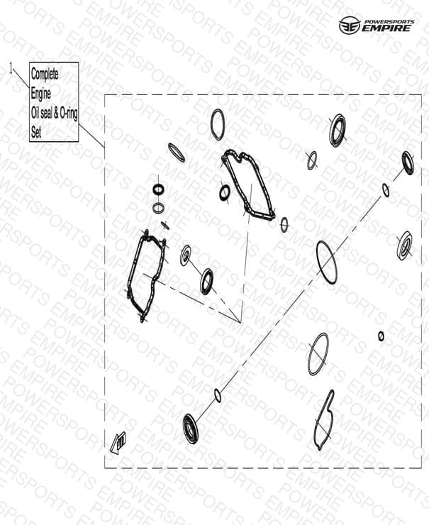 E30 — COMPLETE OIL SEAL &O-RING SET, ENGINE