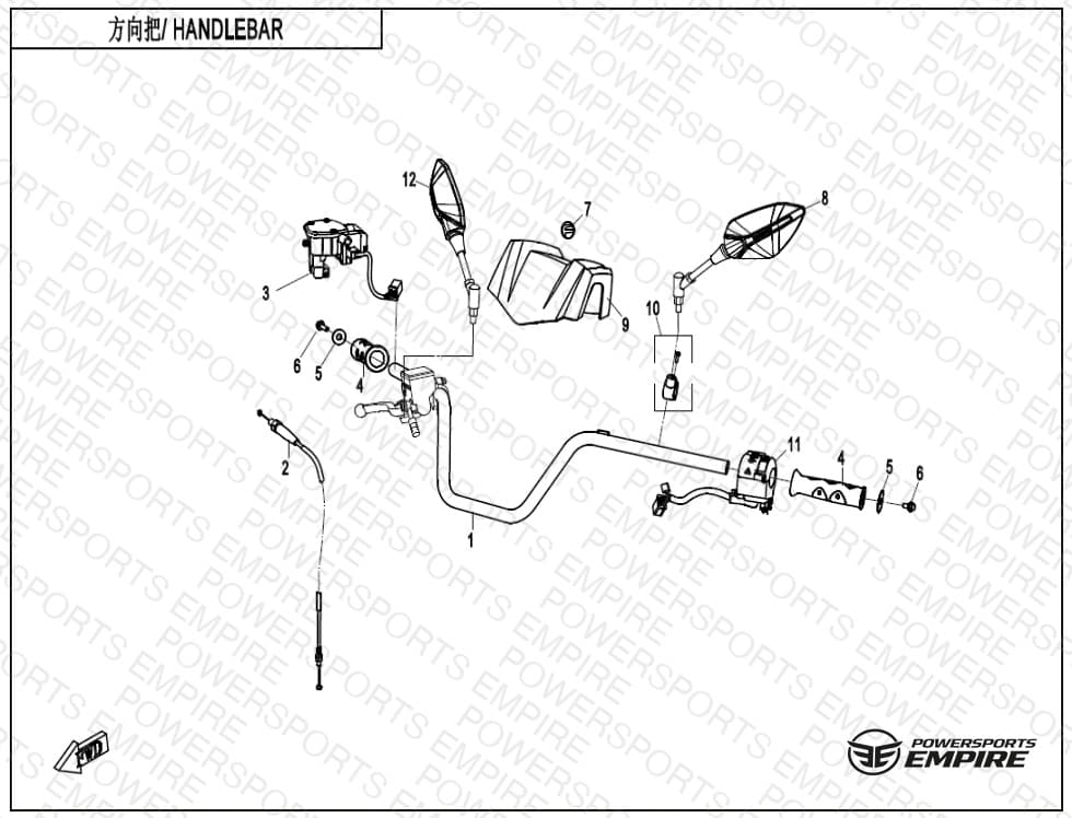 F10-1-V2 — HANDLEBAR