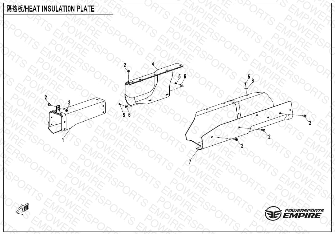 F02-2 — HEAT INSULATION PLATE