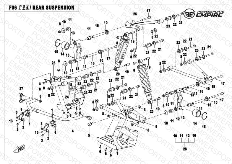 F06 — REAR SUSPENSION