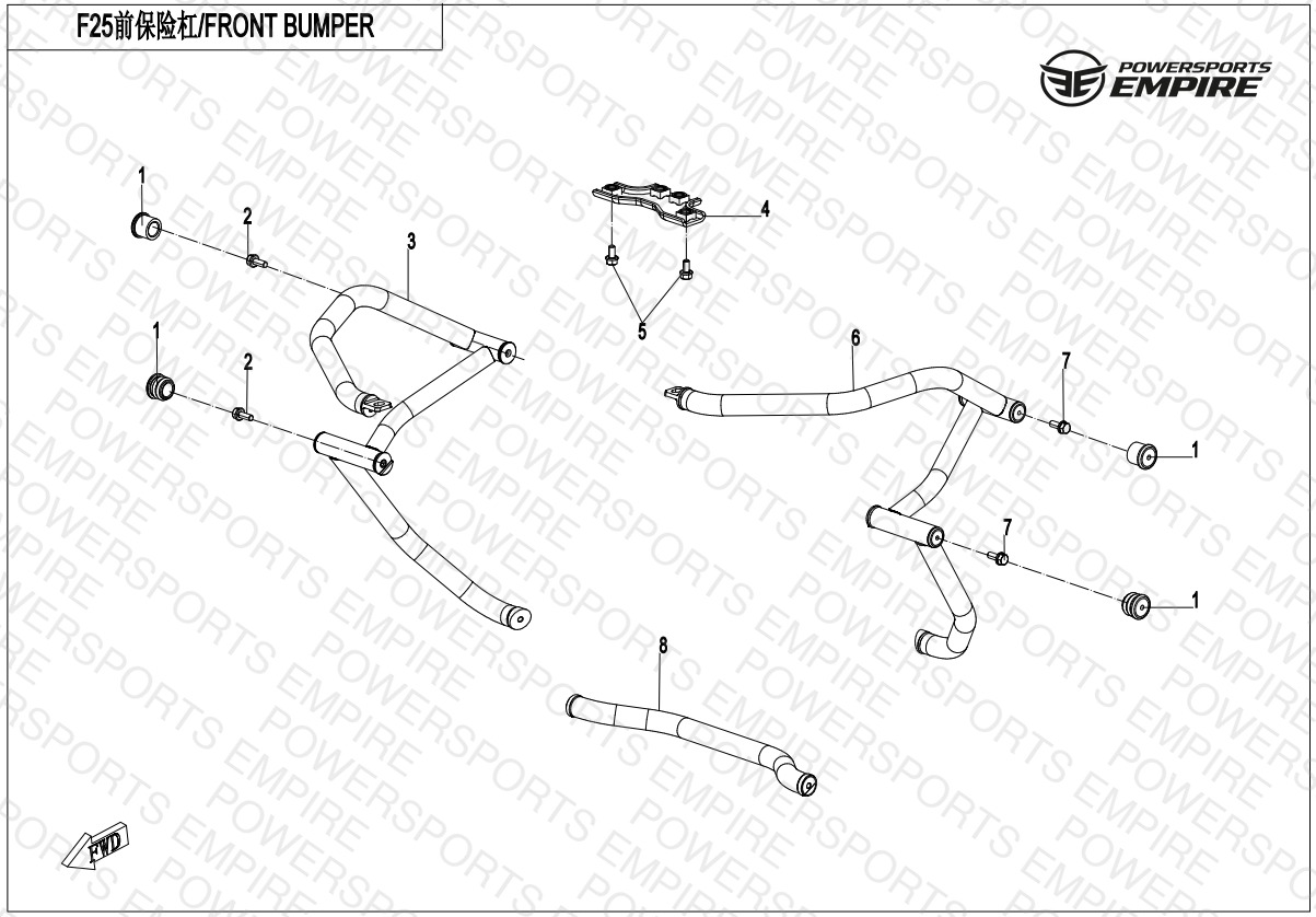 F25 — FRONT BUMPER