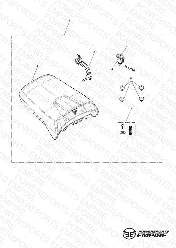 Pillion Seat, Heated Kit