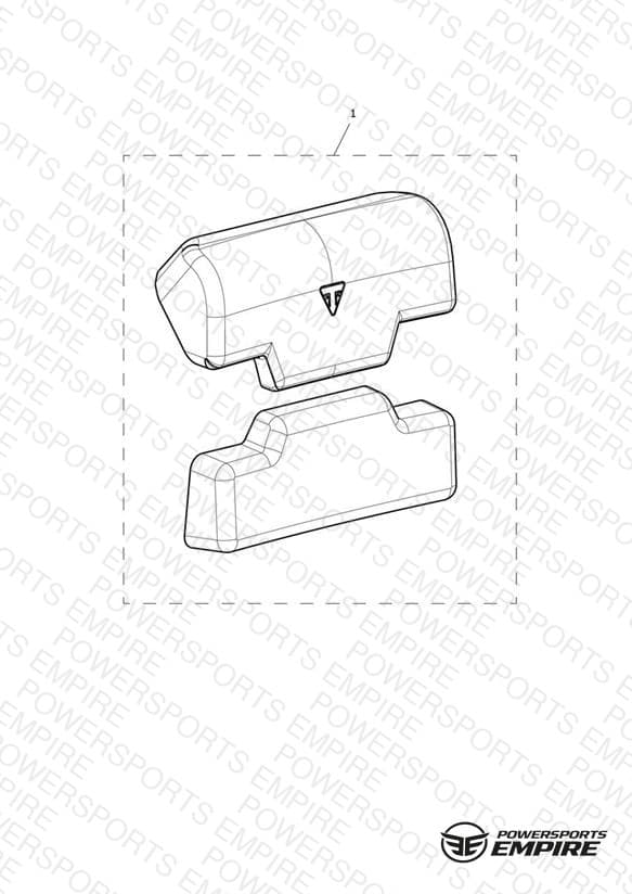 Top Box, Back Rest Kit