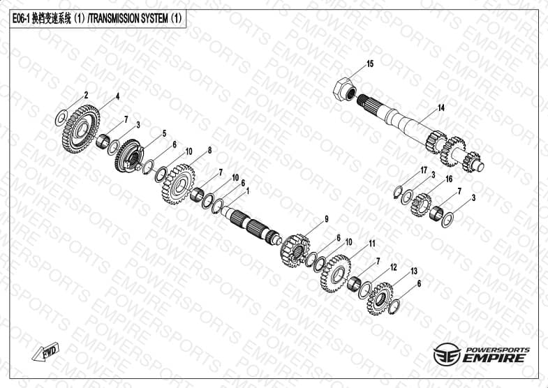 E06-1 — TRANSMISSION ASSY (1)