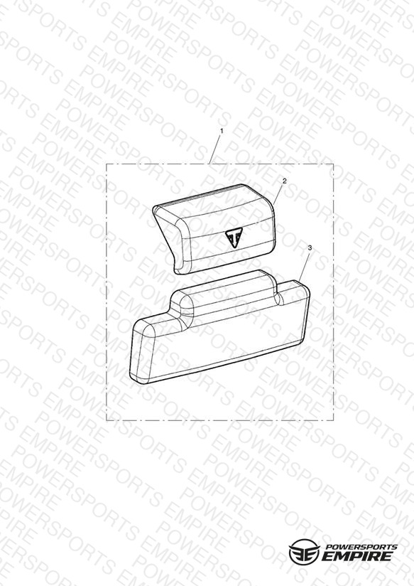 Top Box, Back Rest Kit