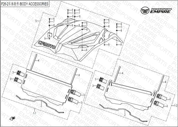 F26-2 — TOP ROOF & WINDSHIND KITS