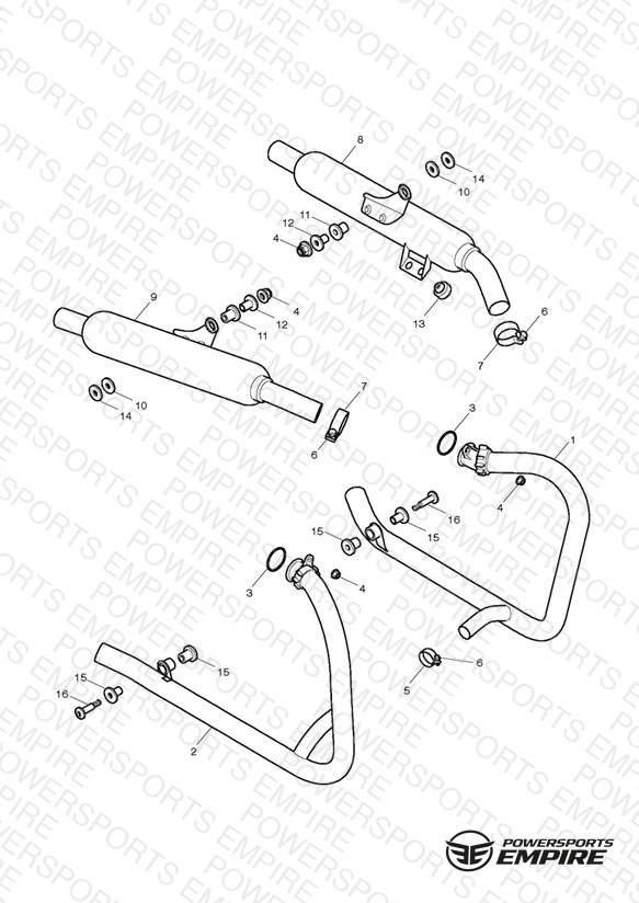 Exhaust System - N/A to Bonneville Spirit
