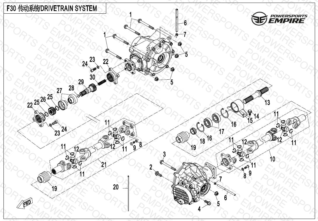 F30-B — DRIVETRAIN SYSTEM