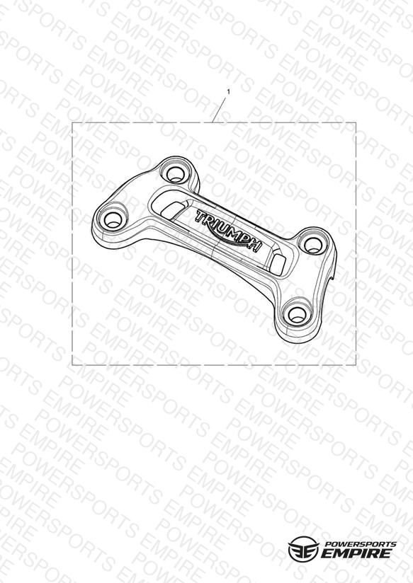 Upper Handlebar Clamp, 22.2 Bar