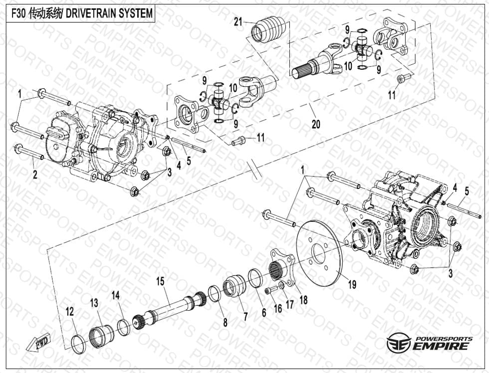 F30 — DRIVETRAIN SYSTEM