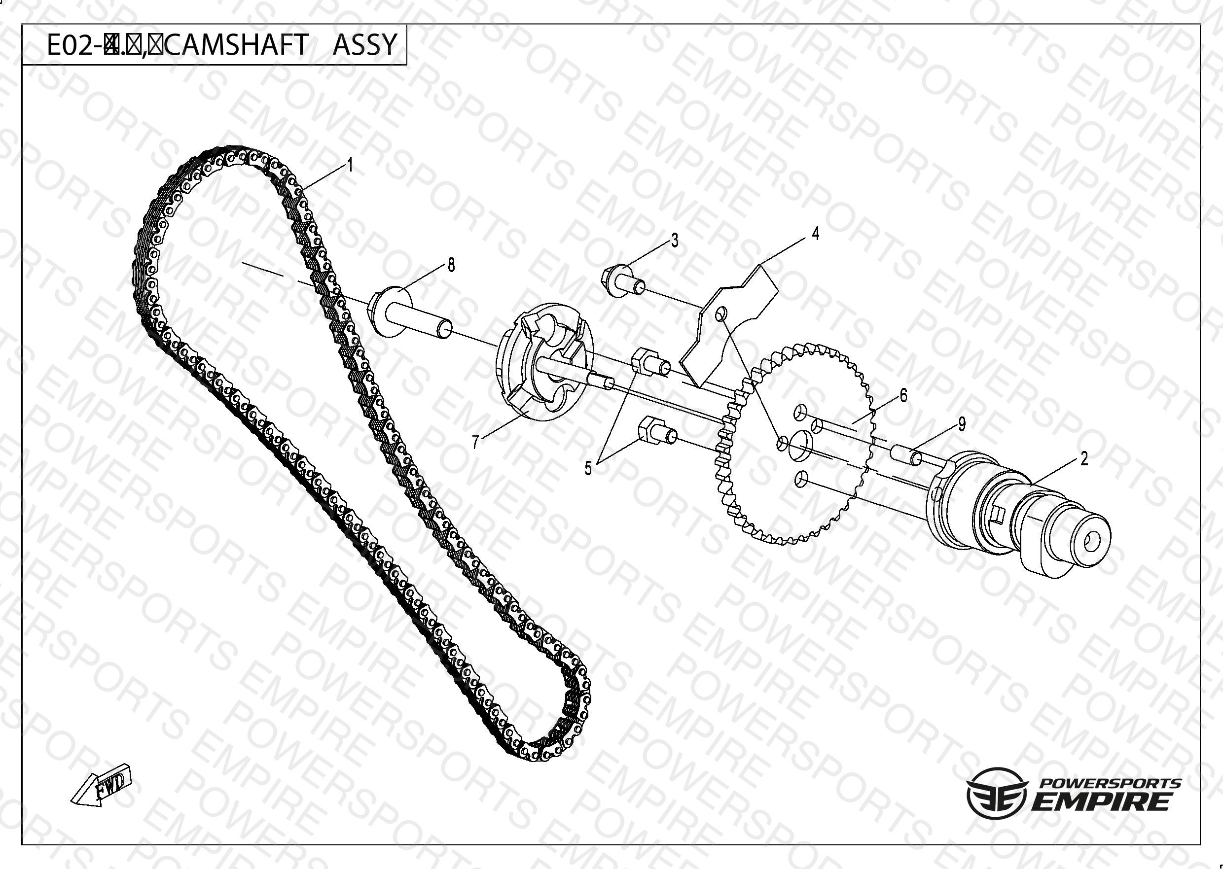 E02-4 — CAMSHAFT ASSY