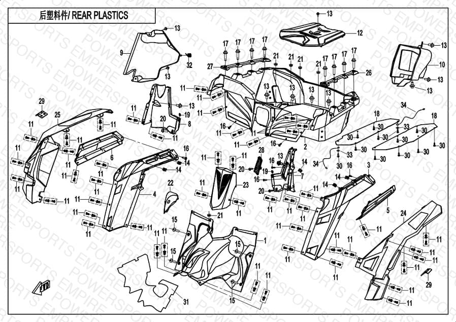 F04-5-V2 — REAR PLASTICS