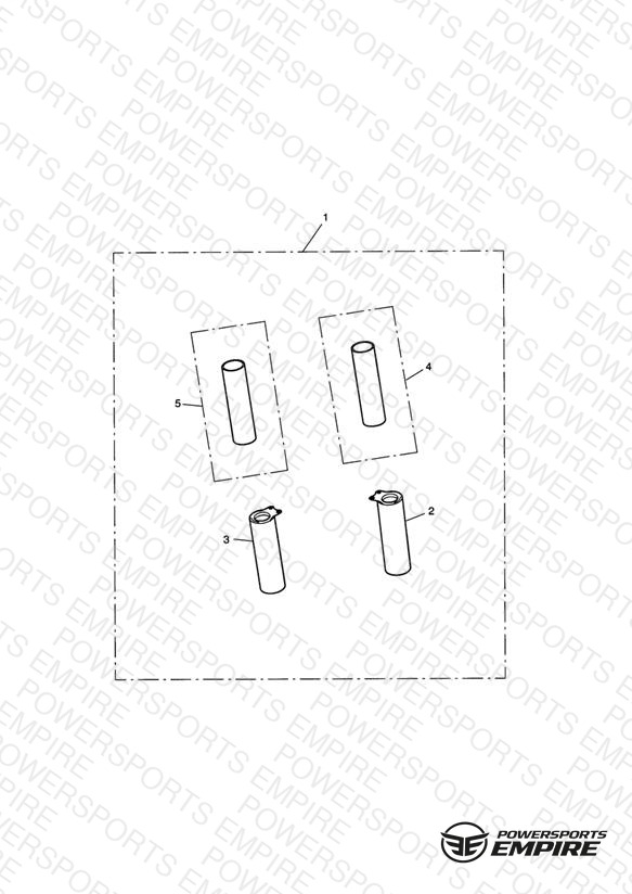 Fork Shroud Set, Chrome > 281465-F2/279278-F4