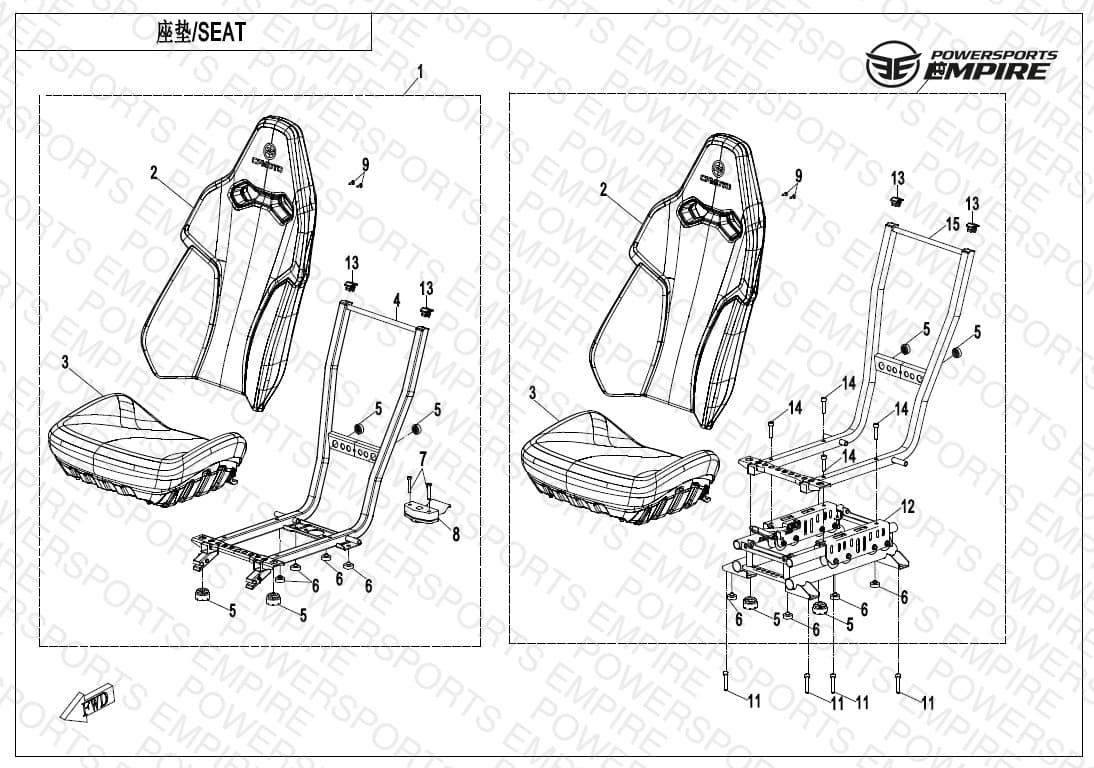 F13-B — SEAT, RED