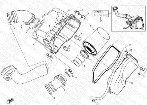 E32 — AIR FILTER ASSY.