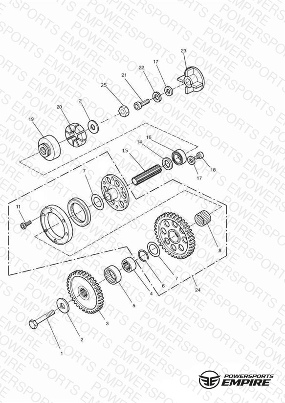 Alternator/ Starter Drive Gears