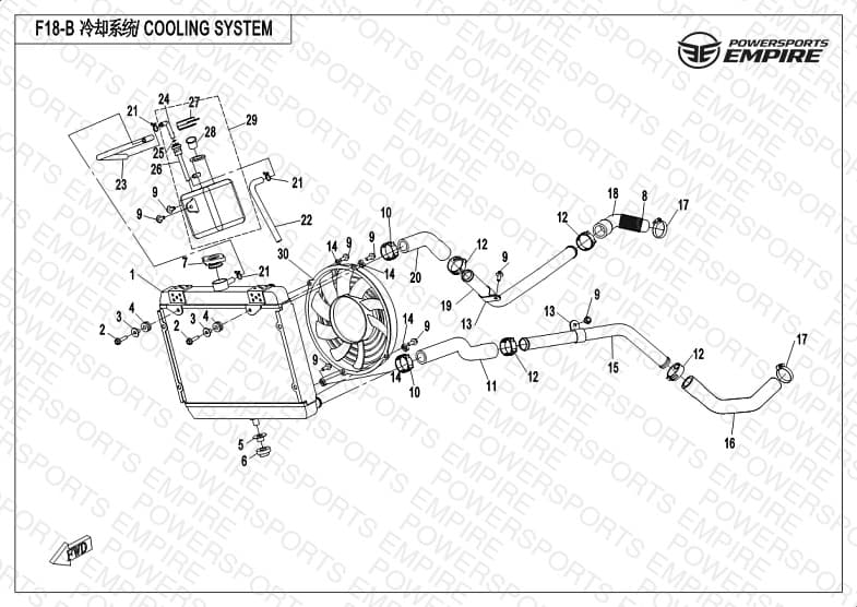 F18-B — COOLING SYSTEM(NEW)