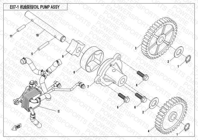 E07-1 — OIL PUMP ASSY