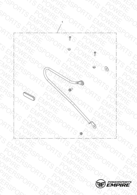 Pannier Rail Kit, RH