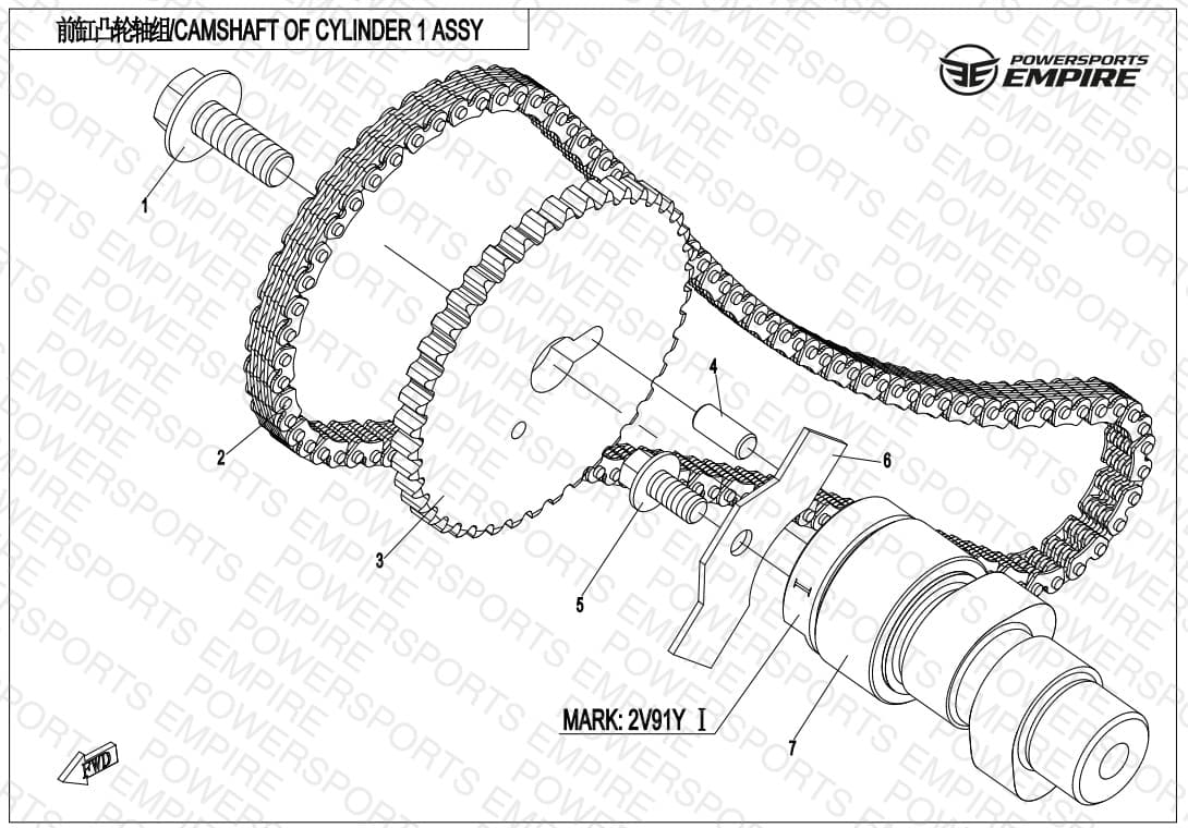 E02-4 — CAMSHAFT OF CYLINDER 1 ASSY
