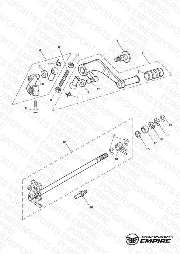 Gear Change Mechanism > Eng No 340169