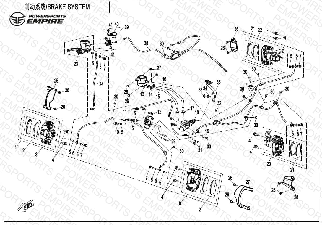 F08-A — BRAKE SYSTEM(RH PARKING)