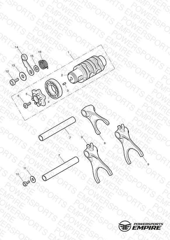 Gear Selector Drum