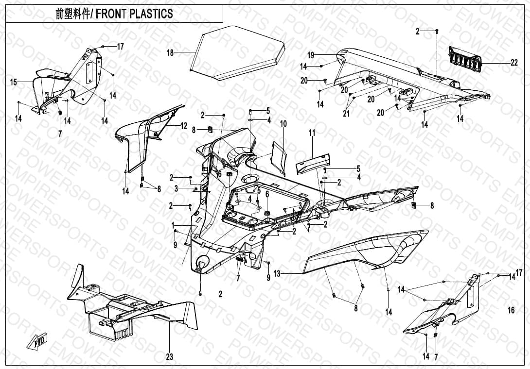 F04-2 — FRONT PLASTIC