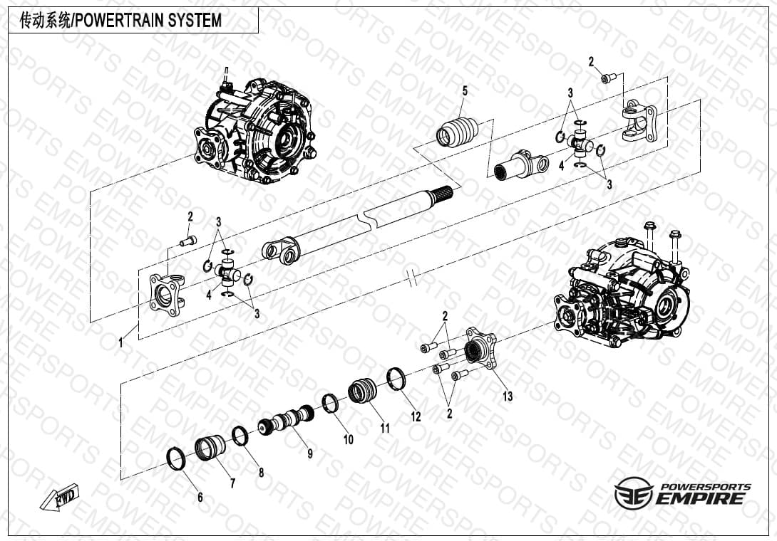 F30 — DRIVETRAIN SYSTEM