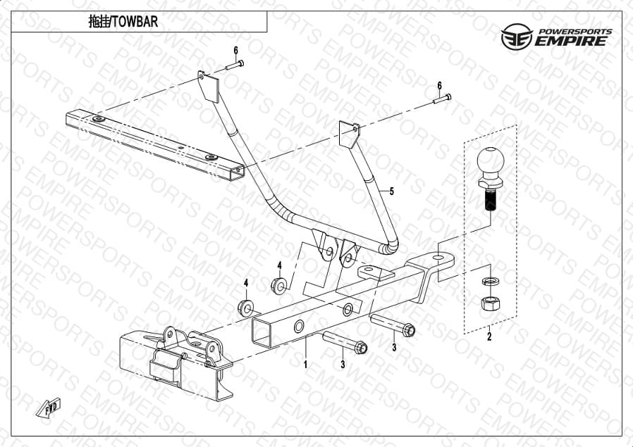 F40-C-V2 — TOW BAR (2018 CONDITION)